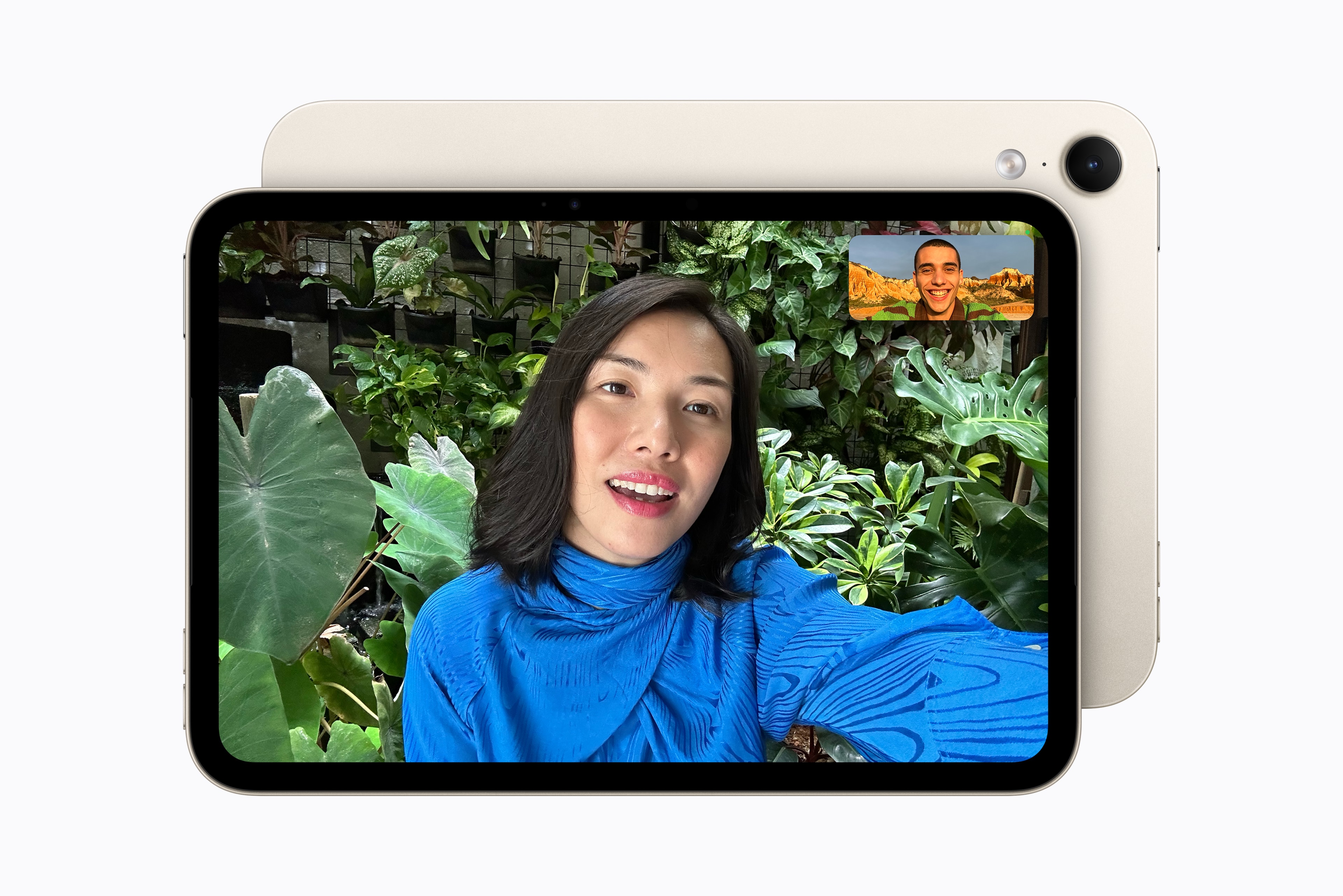 Predná kamera nového iPadu mini na dlhšej strane